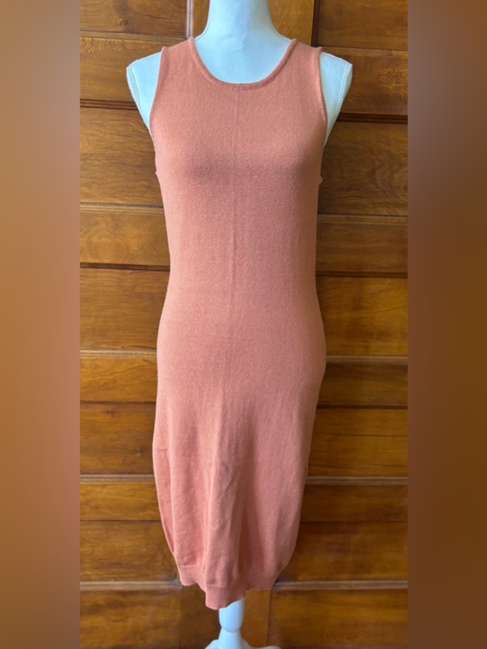 Cider Open Back Midi Length Sweater Dress